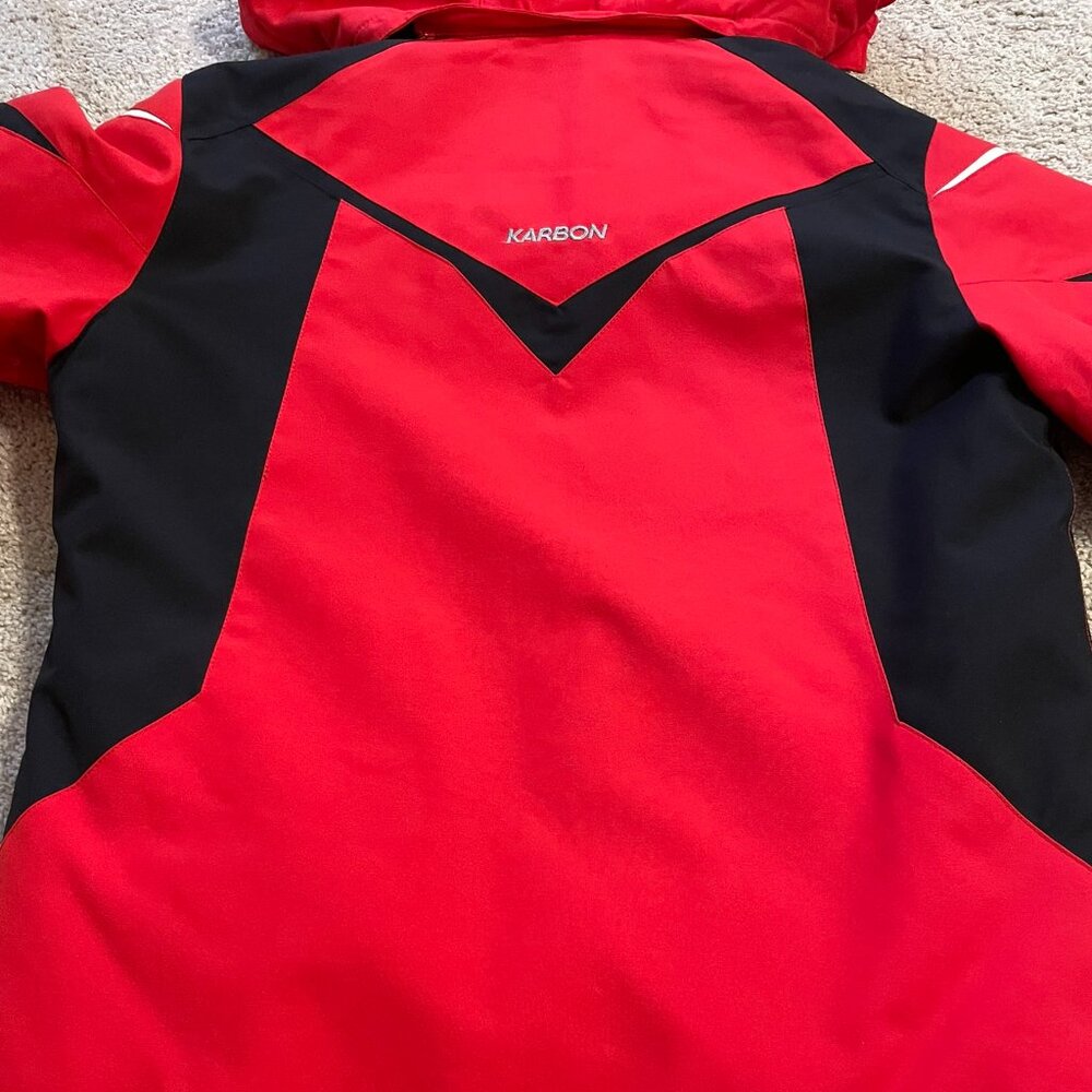 Boys 12 Karbon ski/snow set- jacket and pants in EUC - Picture 7 of 16